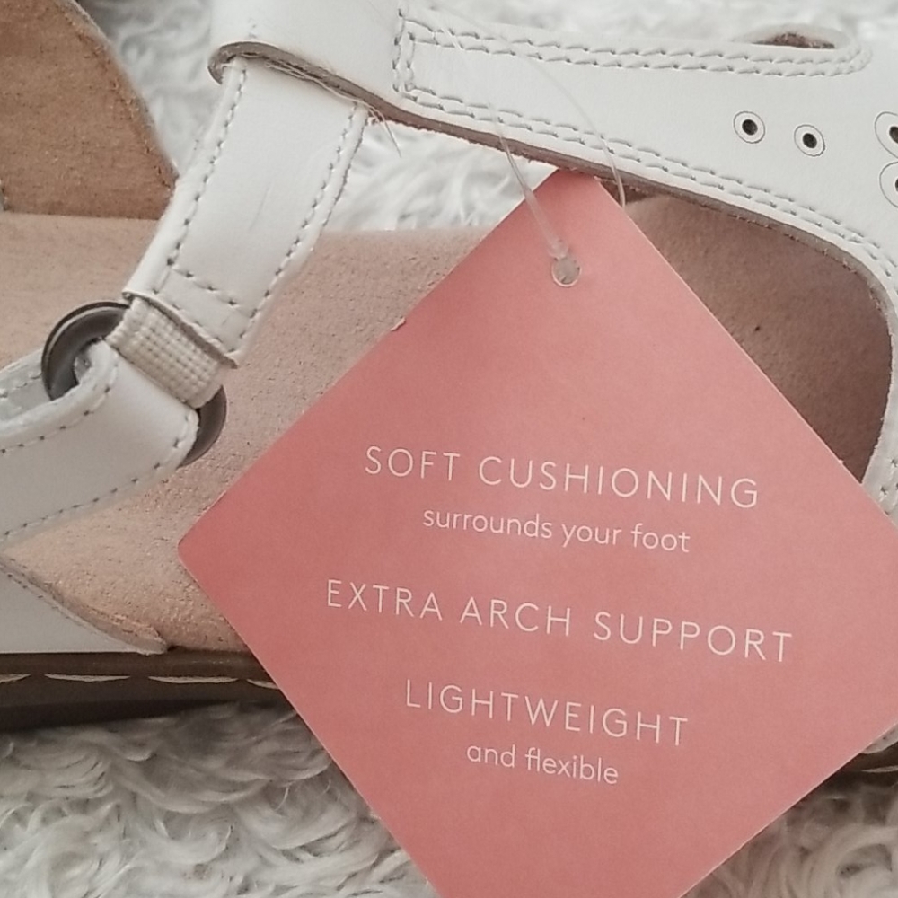 NWT Leather Arch Support Lightweight  Sandal - Picture 4 of 9